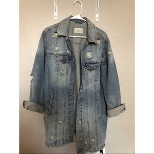 Distressed Jean Jacket